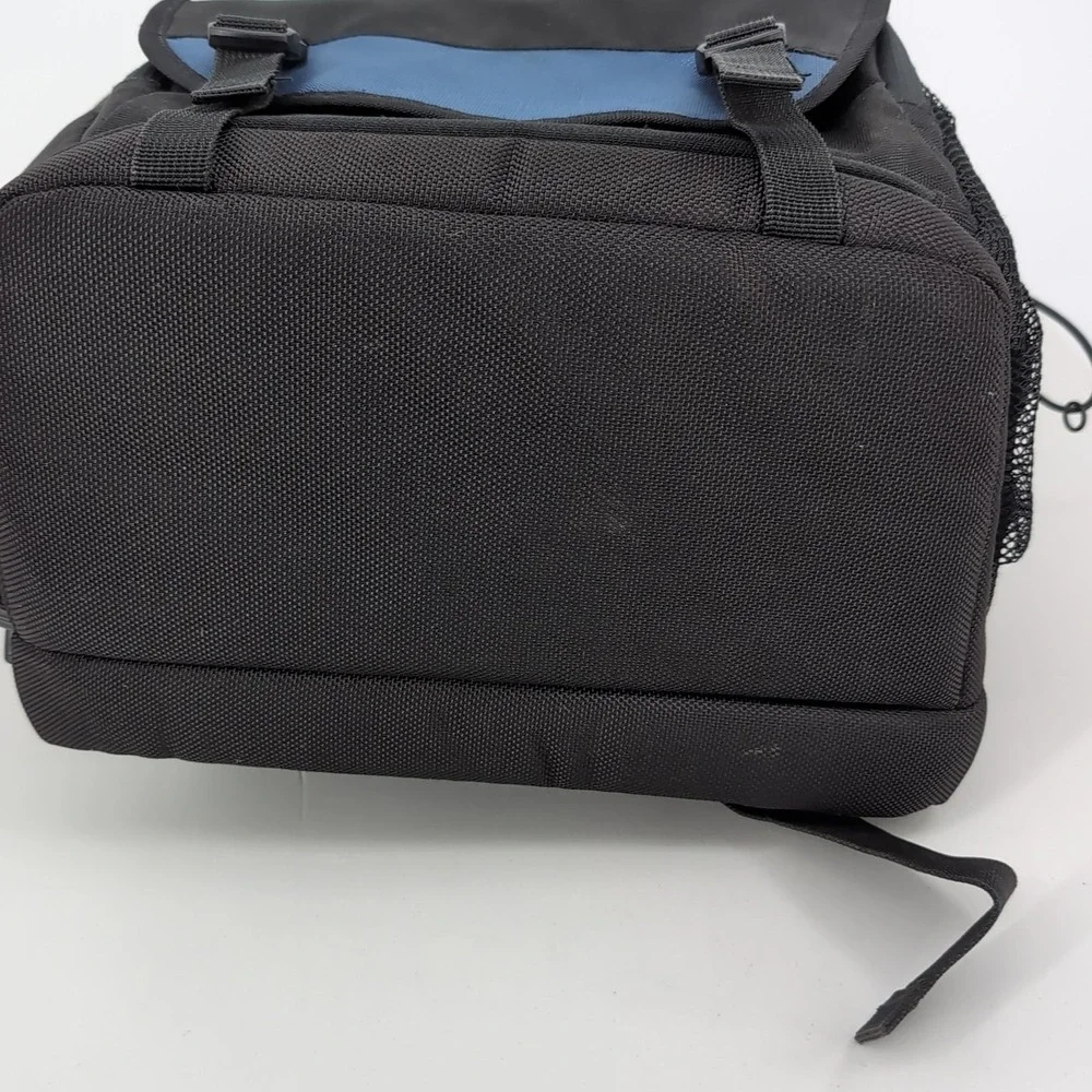 Lowepro Camera Backpack Black Blue Padded Photography Gear Bag Multi-Pocket